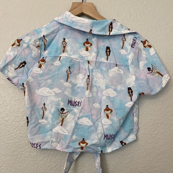 Our Universe Disney Hercules The Muses Cropped Top XS *Rare EUC - Picture 2 of 5